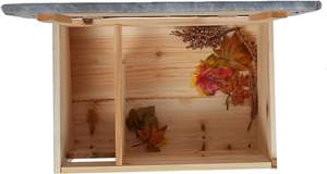 <span class=keywords><strong>Maison</strong></span> d'alimentation <span class=keywords><strong>hérisson</strong></span>, avec rabat de rat, entrée de labyrinthe, bois de sapin, protège les hérissons des ennemis tels que les chats ou les rats - Product Image 6