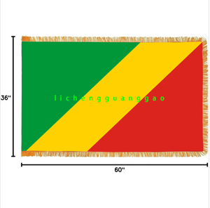 Bandiera Nazionale di <span class=keywords><strong>Palau</strong></span> di Alta Qualità 3x5 Piedi, Logo Personalizzato, Bandiera per Interni 3x5', Bestseller con Frange Ornamentali Dorate - Product Image 6