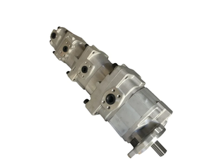 Pompe à engrenages hydraulique externe 234-60-65100 pour niveleuse GD705A-4, 24V, 21/21 cm³/rev, corps en fonte, montage à bride SAE 2 boulons - Product Image 4