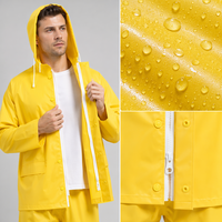 Vêtements de travail pliables, légers, imperméables, coupe-vent, écologiques, en polyester PVC, pour hommes adultes, pour le camping, la moto et les activités de plein air