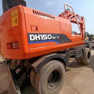 Excavadora de Ruedas Usada de 15 Toneladas, Doosan DH150, Hidráulica, Oruga, Original de Corea, con Componentes Principales en Stock, en Venta - Product Image 5