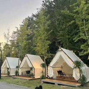 Tenda Triangolare <span class=keywords><strong>in</strong></span> Acciaio ZHUNIU per <span class=keywords><strong>Campeggio</strong></span>, Ristorante Hot Pot e Barbecue, Cabina Antipioggia e Tenda Stellata - Product Image 1