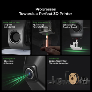 Imprimante 3D FDM de bureau rapide K1 à grande vitesse 600 mm/s avec nivellement automatique et structure Core-XY fermée, idéale pour l'impression de lettres 3D – Imprimante 3D Ifun pour laboratoire - Product Image 6