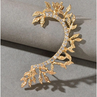 Boucles d'oreilles créatives et audacieuses pour femme, avec strass géométriques exagérés