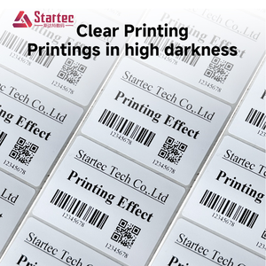 Papier autocollant thermique direct Zebra/<span class=keywords><strong>Dymo</strong></span>, étiquettes semi-brillantes pour impression par transfert thermique, rouleau d'étiquettes vierges en PP pour imprimante d'étiquettes - Product Image 3