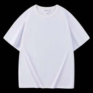 Camisetas Unisex Lisas de Algodón 100% Tejido, Manga Corta, Diseño en Blanco, Fabricante OEM, Venta al Por Mayor - Product Image 1