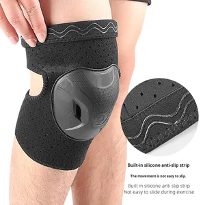 Rodilleras deportivas antideslizantes gruesas, equipo de protección para patinaje sobre ruedas, <span class=keywords><strong>ciclismo</strong></span>, protectores de piernas anticaída, rodilleras anticolisión - Product Image 4