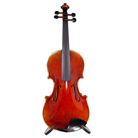 SurpassMusica gaucher violon en bois européen épicéa érable flammé violon en gros personnalisé