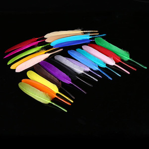 10-15CM/50 <span class=keywords><strong>racines</strong></span> <span class=keywords><strong>le</strong></span> fabricant vend directement des plumes d'oie DIY pour enfants matériaux faits à la main bijoux vêtements matériaux - Product Image 4