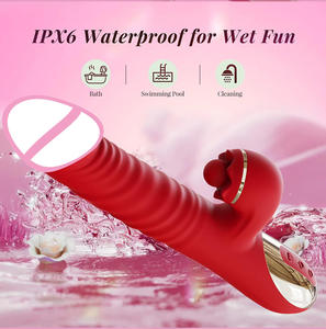 Vibrador de Conejo con Movimiento de Arriba a Abajo, Juguetes Sexuales para Adultos, Estimulador de Punto G y Clítoris, Vibrador de Conejo con Movimiento de Empuje para la Masturbación Femenina - Product Image 3