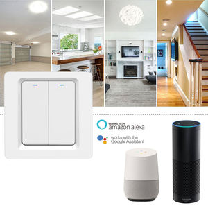 Interrupteur mural intelligent Wi-Fi Matter EU 1, 2 ou 3 gangs MT-SW-1021, nécessitant une borne neutre, avec grand bouton, compatible SmartThings et HomeKit - Product Image 2