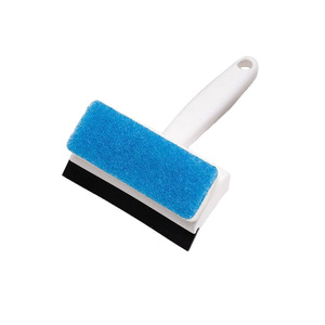 Glass <b>Cleaning</b> <b>Scraper</b> With Sponge Brush For Bathroom Window Squeegee Single Sided Wipe Manual Cleaner - Product Image 5