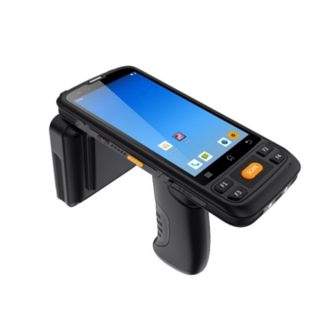 Long Range Rfid Tag Reader Iso 18000-6c Passive Handheld Mobile Uhf Rfid Reader for Inventory Manage