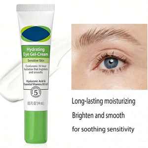 Crema hidratante en gel para ojos con ácido hialurónico para pieles sensibles 0.5 Fl Oz (14 ml) - Product Image 3