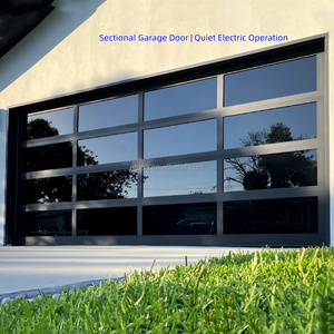 Couleurs et matériaux personnalisés ; Portes de garage sectionnelles verticales résidentielles et portes de sécurité contrôlées par application - Product Image 6