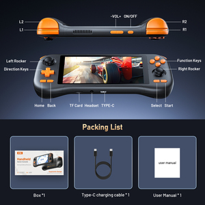 Kinhank K56 <span class=keywords><strong>Android</strong></span> 14 cầm tay 5.5 inch màn hình cảm ứng 5000mAh wifi5 Retro Trò chơi giao diện điều khiển - Product Image 3