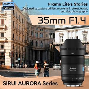 Sirui Aurora เลนส์ E MOUNT มุมกว้างสำหรับ F1.4 35มม. ออโต้โฟกัสแบบฟูลเฟรมเลนส์เหล็กอีเม้าท์สำหรับ A7RA7S ZV-<span class=keywords><strong>E1</strong></span>ซีรีย์) สำหรับ z/<span class=keywords><strong>fuji</strong></span> - Product Image 2