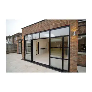 高品质玻璃窗NFRC铝框推拉窗门房屋双平开门