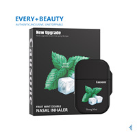 Bâtonnet Inhalateur d'Arômes à Double Trou, Type Flip à Ressort, Bâtonnet Parfumé Portable pour Usage Personnel, Logo Personnalisé OEM, 6 Saveurs Disponibles