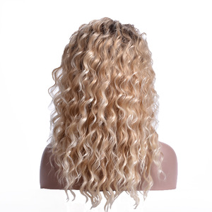 Perruque synthétique longue et bouclée, parfumée et charmante, 9360-A4, cheveux bouclés africains, perruque de couleur dégradée pour femmes - Product Image 5