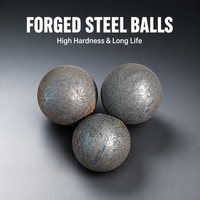 Billes de broyage forgées pour la production de sable de silice