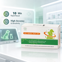 Kit d'immunoessai par fluorescence pour l'antigène du calicivirus félin (FCV Ag), réactif POCT pour la détection rapide du FCV chez le chat dans les cliniques vétérinaires