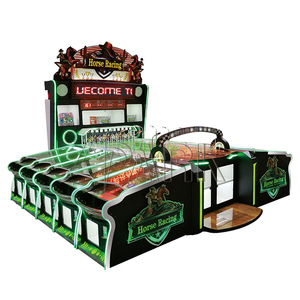 Yinnet — machine de jeux de course hippique, édition rouge, 10 joueurs, course de carnaval - Product Image 3