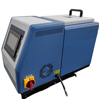 Machine à colle thermofusible semi-automatique pour produits textiles sanitaires, avec pompe électrique, réservoir 10L, température max. 250°C, pour carton en bois