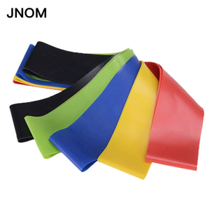 Logotipo personalizado 600mm Gimnasio en casa <span class=keywords><strong>Banda</strong></span> de resistencia elástica para Gluteus Maximus Training Combinación de 5 colores - Product Image 1