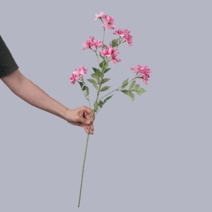 ช่อดอกไม้ประดิษฐ์ CallaFloral สีขาว ชมพูอ่อน สีแชมเปญ สัมผัสธรรมชาติ สำหรับตกแต่งงานแต่งงาน - Product Image 2