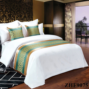 Juego de Ropa de Cama de Lujo para Hotel, Edredón y Sábanas de <span class=keywords><strong>Lino</strong></span> <span class=keywords><strong>Blanco</strong></span> 100% Algodón - Product Image 6