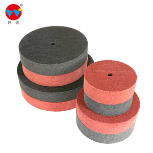 WEIYI 无纺布磨料栗色抛光轮 8 X 2 适用于不锈钢/铝/合金金属电镀工件 - Product Image 6