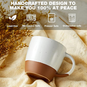 Mug à café en céramique de style dessin animé moderne, taille normale, pour les fêtes, passe au micro-ondes et au lave-vaisselle - Product Image 3