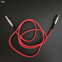 Flexibler Macaron Fisch Schwanz flacher Stoff geflochtenes Handy zubehör USB A bis Typ C Kabel