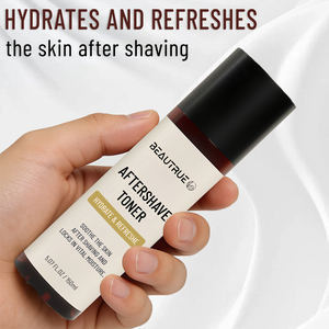 Tonique après-rasage personnalisé pour hommes, OEM, avec hamamélis, tonique après-rasage rafraîchissant, hydrate et apaise la peau après le rasage - Product Image 2