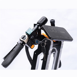 350w off-road veloce BICYSTAR batteria fat tire doppio motore pieghevole ue warehouse a due ruote di scooter elettrico <span class=keywords><strong>2021</strong></span> - Product Image 4