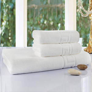 Ensemble de serviettes de bain douces et épaisses en coton 100% avec un design uni teint en couleur unie - Utilisation de luxe pour les spas et les hôtels, résistant aux enfants - Rouya A096 - Product Image 2