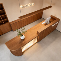Nouvelle table de réception de style chinois inspirée du Wabi-sabi pour restaurant, centre de bien-être, maison d'hôtes - Multifonctionnelle en MDF