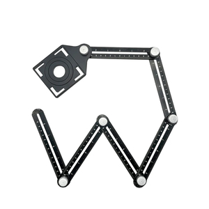 Règle multifonctionnelle en aluminium à six côtés Localisateur d'origine pratique pour le travail du bois Positionnement <span class=keywords><strong>Gabarit</strong></span> <span class=keywords><strong>de</strong></span> mesure multi-<span class=keywords><strong>angle</strong></span> - Product Image 4