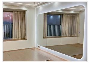 <span class=keywords><strong>Espejo</strong></span> de Vidrio Retroiluminado de Cuerpo Entero y Gran Tamaño con Luz LED para <span class=keywords><strong>Pared</strong></span> de Gimnasio o Estudio de Danza, Decoración para el Hogar al por Mayor - Product Image 5