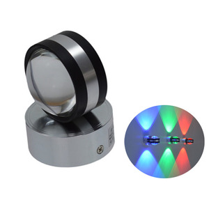Neonlap Creative Indoor Lighting <strong>Background</strong> Wall Mounted Decorative Hotel Corridor 2W 6W RGB up and Down Crystal Wall Lamp - Product Image 5