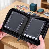 Álbum de Cartas Coleccionables de Primera Calidad con 1 Bolsillo, de Cuero PU, para Cartas Deportivas de Béisbol y Baloncesto de 3x4