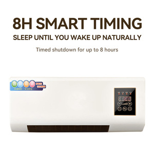 Ventilador de Aire Acondicionado Frío/Calor de Pared 2 en 1 con Control Remoto y Pantalla de Temperatura para Baño y Dormitorio - Product Image 5
