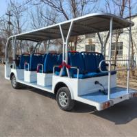 Bus électrique de tourisme de luxe 17 places avec logo personnalisé, véhicule électrique 72V pour passagers, pour utilisation en ville, voiture et navette à vendre