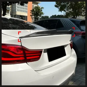 Para BMW Serie 4 F32 F33 F36 M Sport 2014-2020: Embellecedor de faro antiniebla delantero y trasero, alerón trasero y de techo F32, parrilla de ceja y deflectores de viento. - Product Image 5