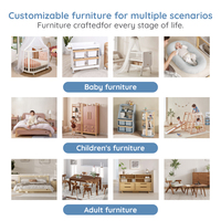 Ensemble complet de chambre à coucher moderne en bois OEM ODM pour enfants/adultes cadre de lit Queen Size lit bébé de luxe ensembles de meubles pour enfants