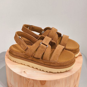 Sandalias de Cuero para Oficina con Plataforma y Suela Gruesa, Tipo <span class=keywords><strong>Uggs</strong></span>, para Mujer, Antideslizantes, para Verano, Precio de Fábrica al por Mayor - Product Image 4