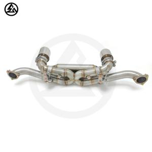 Échappement sport CSZ pour Porsche 718 <span class=keywords><strong>GT4</strong></span> <span class=keywords><strong>RS</strong></span> 4.0L <span class=keywords><strong>2022</strong></span>- Ss304 Silencieux arrière à soupapes Échappement Catback - Product Image 3