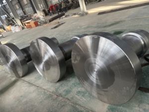 HaiYuan hoogwaardige snelle levering aanpasbare grootschalige windturbine hoofdas gesmede as - Product Image 5