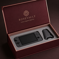 Boîte magnétique rigide écologique avec gaufrage, pelliculage mat et éponge, en carton recyclable pour console de jeu – Fabrication OEM